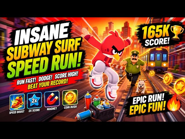I UNLOCKED THE ANGRY BIRD SKIN & WENT INSANE! 🐦🔥 | Subway Surfers