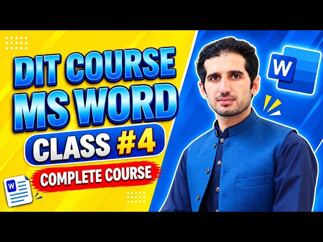 MS Word Paragraph Group | Complete Tutorial in Urdu | DIT Course