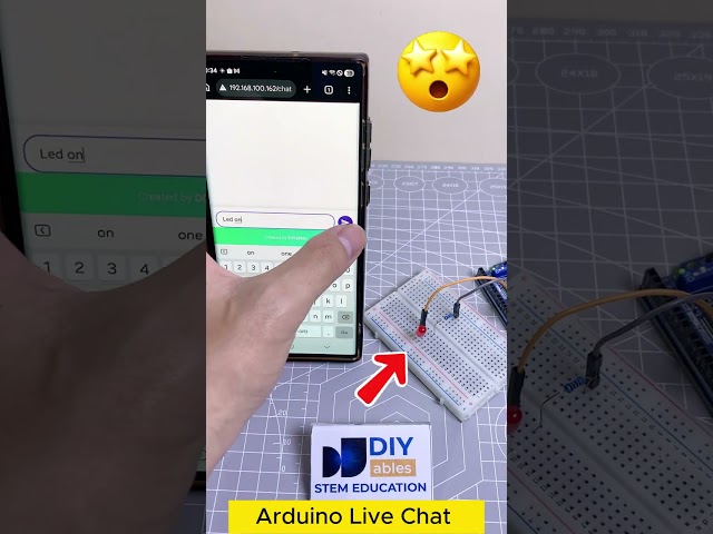 Chat with your Arduino from any browser - no app needed