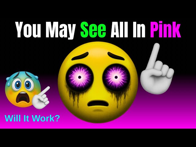 A Fun Pink Visual Illusion πΈ