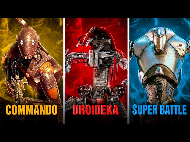 EVERY SINGLE Separatist Battle Droid Type/Variant Explained!