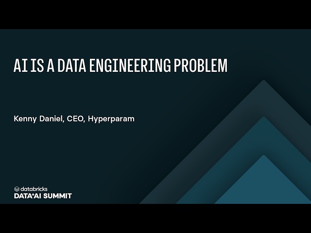 AI is a Data Engineering Problem