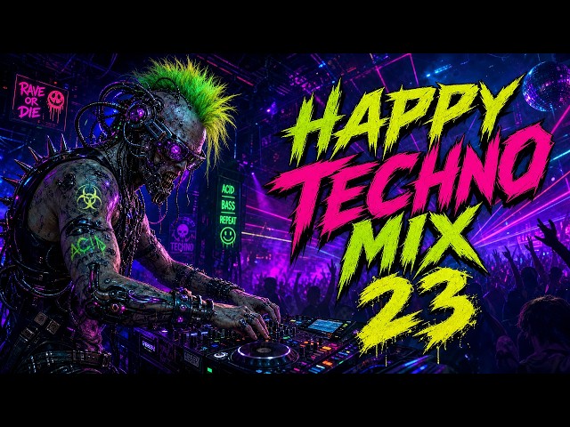 HAPPY TECHNO MIX vol.023 💥 BEST MIX OF TECHNO, RAVE, HYPERTECHNO 💥 [TΞCHNO MONSTΞR][OFFICIAL TRACK]