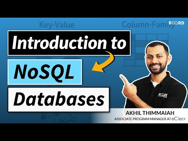 Introduction To NoSQL Databases | NoSQL Database Tutorial | Learn SQL