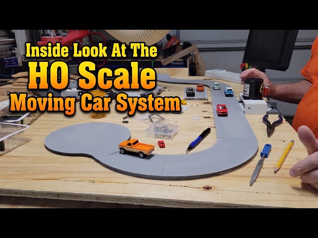 Inside Look At The HO Scale Moving Car System