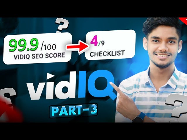 সঠিকভাবে vidIQ checklist SEO করার নিয়ম | YouTube video SEO tutorial | AK Technology