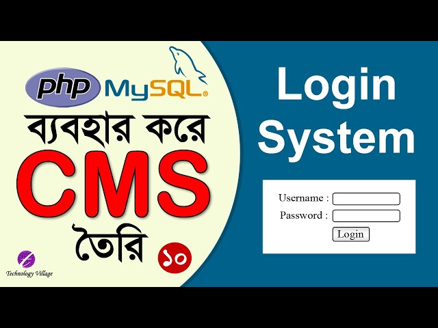 Create Login System in PHP and MySQL | PHP Project Tutorial: Website Development