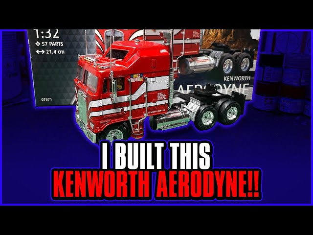 Kenworth Aerodyne Revell Scale Model Build 1/32 Kit