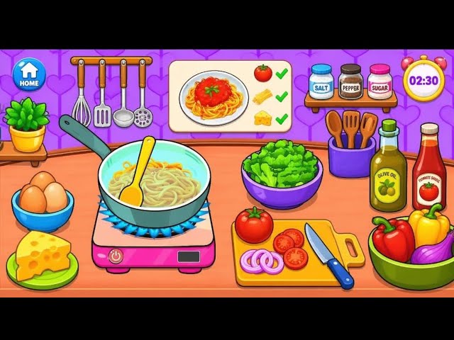 Kitchen Set DIY Cooking Game🍔🍕-Best Satisfying Cooking Gameplay NEW Game Part1😱😱😱