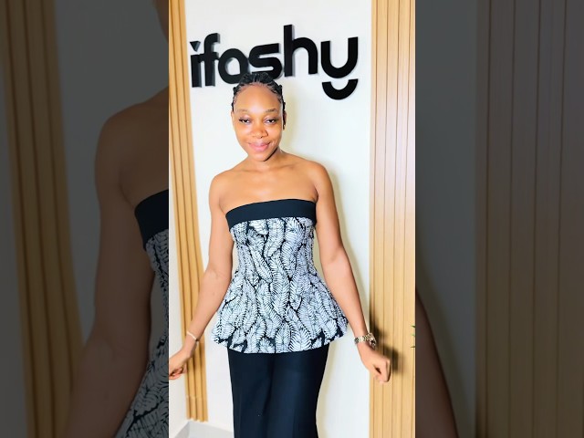 Have you seen this Strapless peplum top tutorial?? #ifashy #fashion