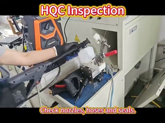 How We Inspect High-Pressure Washers | Complete QC Workflow#PressureWasherQC #Inspection 