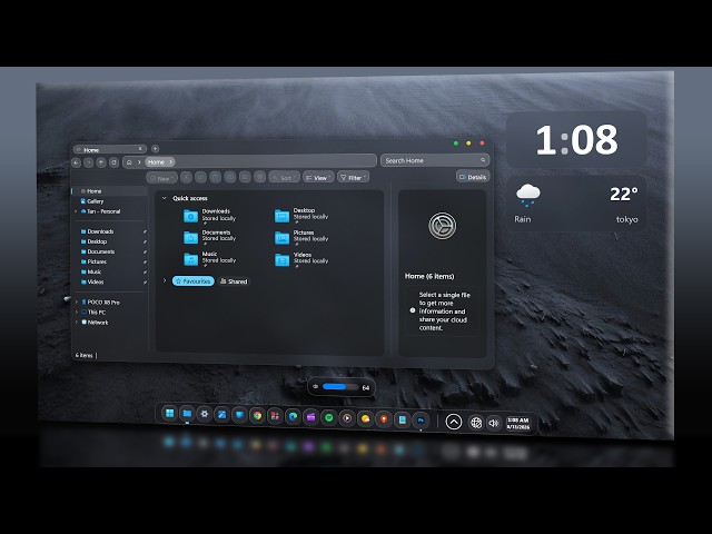 I Made Windows 11 Feel Like macOS Golden Gate With Just 2 FREE Apps!