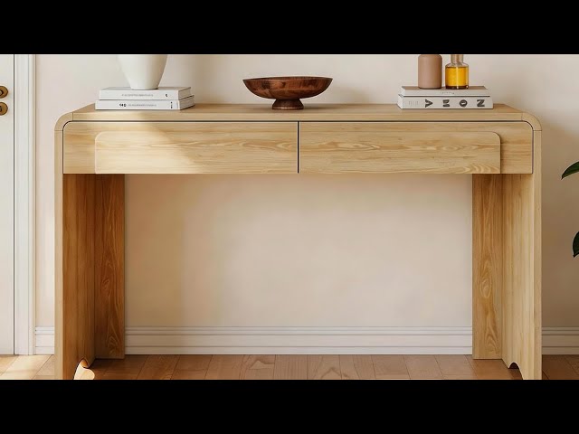 Bestier 47" Computer Desk Review – 2 Drawers & Oak Finish!