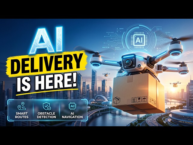 How AI Delivery Drones Will Deliver Your Packages in Minutes! 🤖🚁#AIDeliveryDrones #AI #Drones