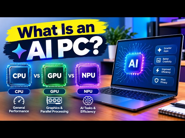 What Is an AI PC? CPU vs GPU vs NPU Explained