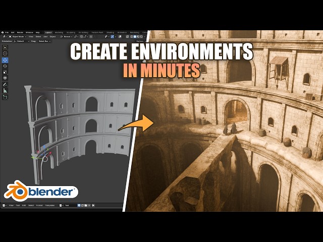Create Complex Environments with Modular Assets in Blender