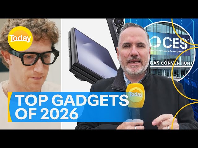 Trevor Long breaks down top gadgets for 2026 from Consumer Electronics Show | Today Show Australia
