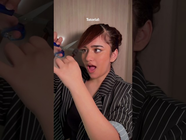 Easy Curtain Bangs Tutorial | Hairstyle #ytshorts #hairstyle #hairstyles #haircut #hairgoals #viral