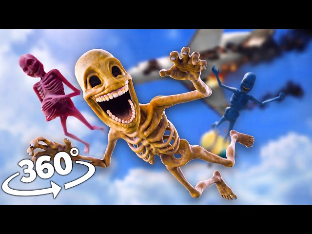 360° Verity,Falsity,Lovety- PLANE CRASH! | VR 4K