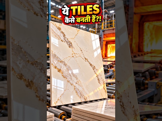 ये TILES कैसे बनती हैं?! 😱🔥 #tilemaking #factoryprocess #shorts #farming #agriculture #desijugaad