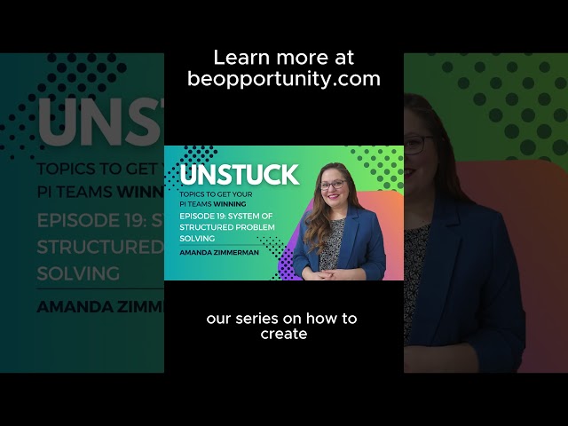 Unstuck Episode 18: Establishing an Enabling Infrastructure #processimprovement   #teams