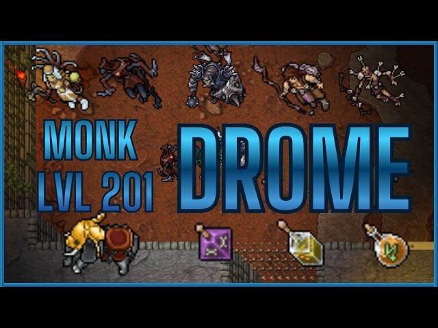 Monk 201 LVL SOLO DROME #tibia
