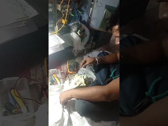 work on folding machine
