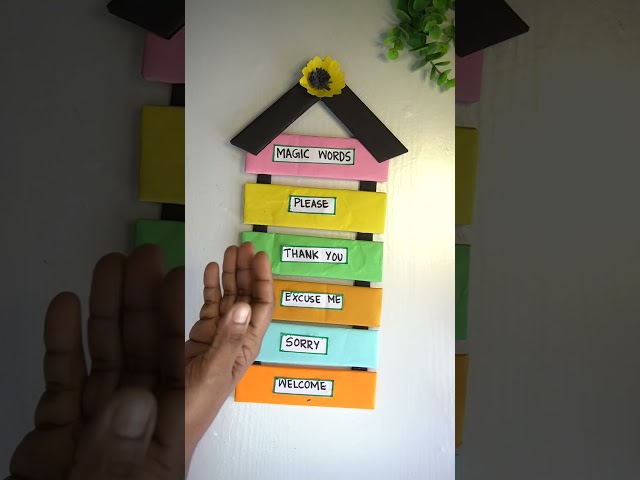 Easy Magic Words Model for School Project | Please, Sorry, Thank You How to Make a Magic Words Model