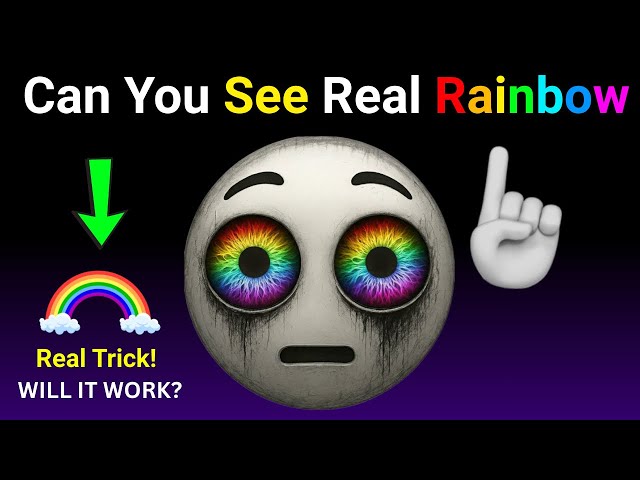 This Video Creates a Rainbow-Like Visual Effect! 🌈 