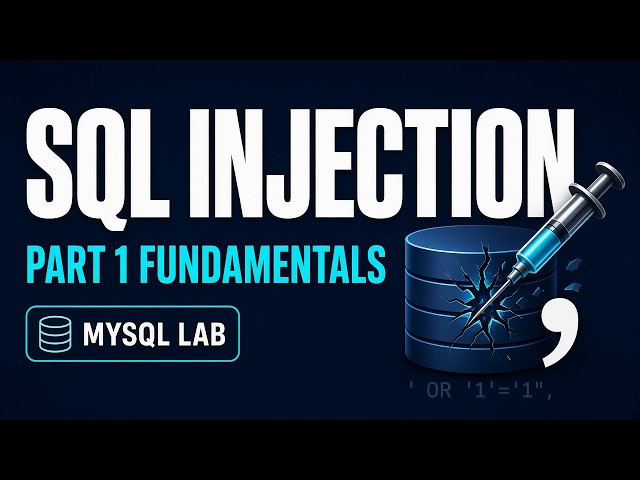 SQL Injection Fundamentals: First Principles to Hands-On Exploitation