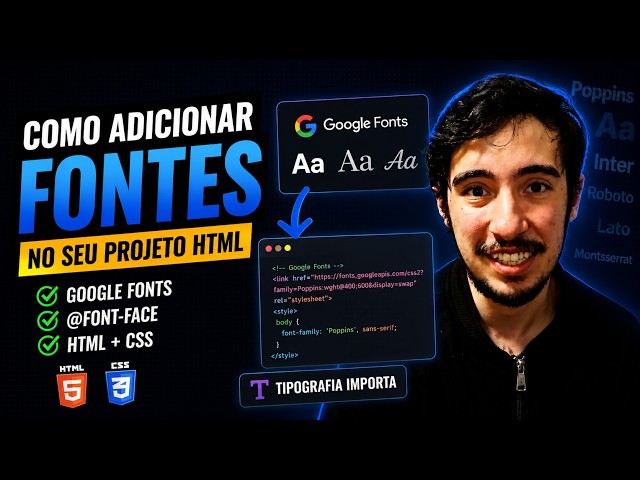 How to add fonts to your HTML project