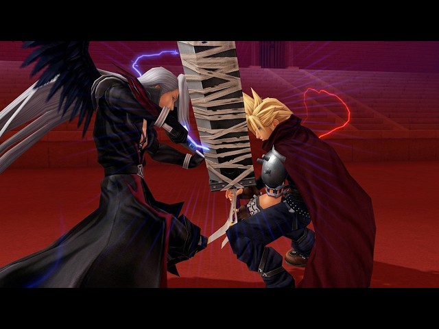Cloud Meets Sephiroth Full Scene | Kingdom Hearts 1 Final Mix (PS5 Remastered)