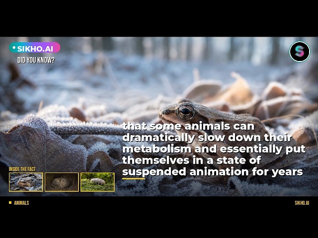 Did You Know Animals Can Freeze and Come Back to Life? | Sikho.ai