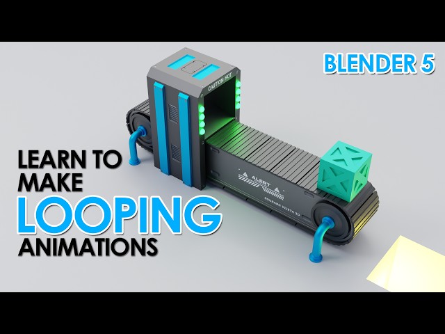 How to make a looping animation in Blender 5