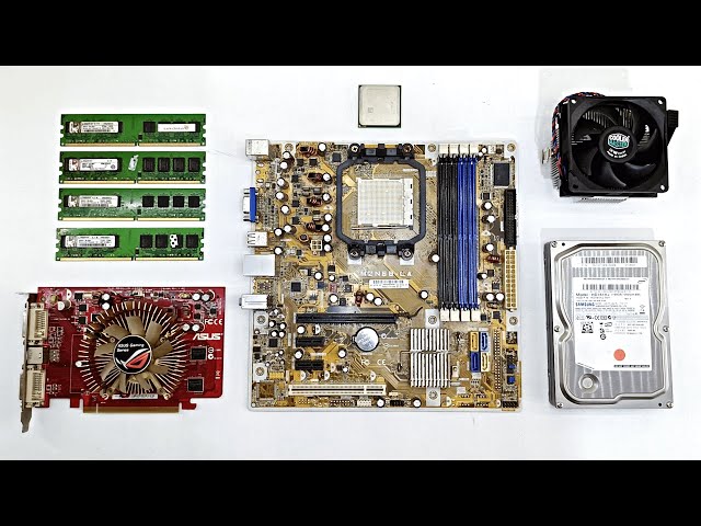 The HP Compaq DX2450! Athlon 3000+ + ATi HD2600 PRO Retro PC Build! | Test in 15 Games #36