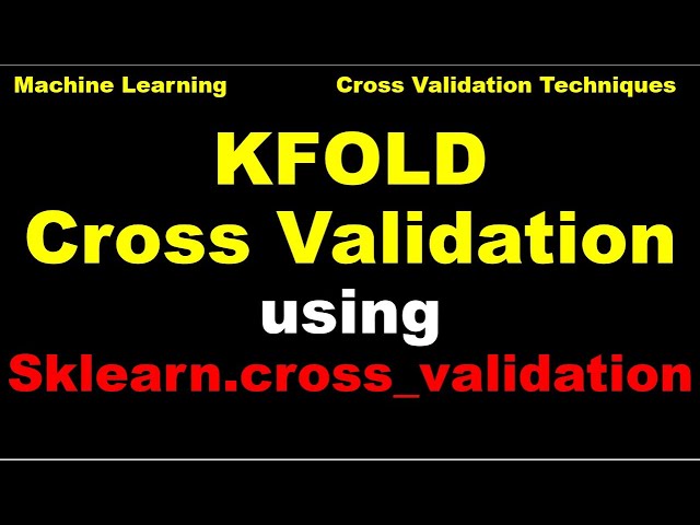 KFold Cross Validation using Scikit Learn | Best Model | KFold from sklearn.cross_validation