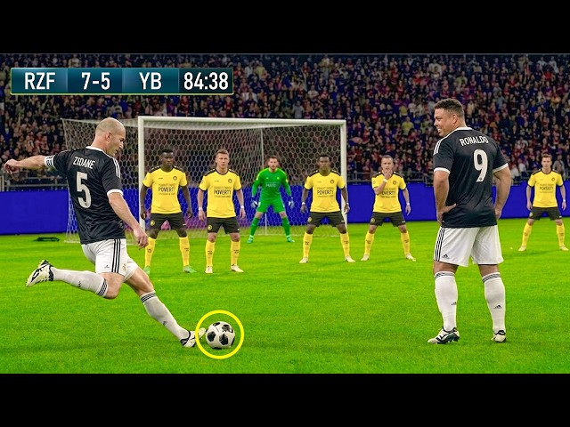 Even Retired, Ronaldo Nazario and Zidane Are Still Unstoppable Together In This Match