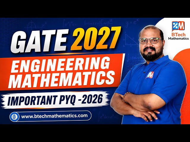 GATE 2027 Engineering Mathematics | Important PYQ 2026 | Previous Year Question & Solution