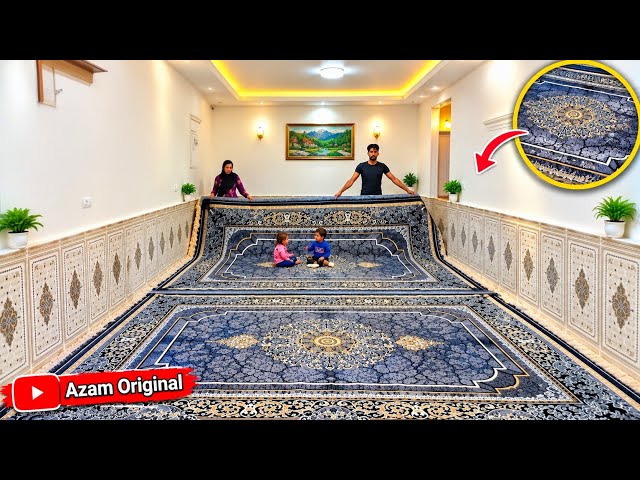 🏡 Mahmoud Buys a Carpet on Installments! ❤️ Furnishing Our Village Home with Azam | Rural Life