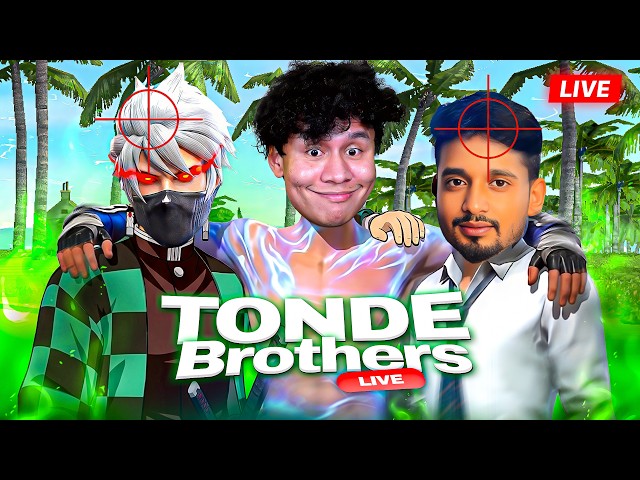 Live Rank Push in Full Youtubers V Badge Lobby 😱 #freefire #live  #tondegamer