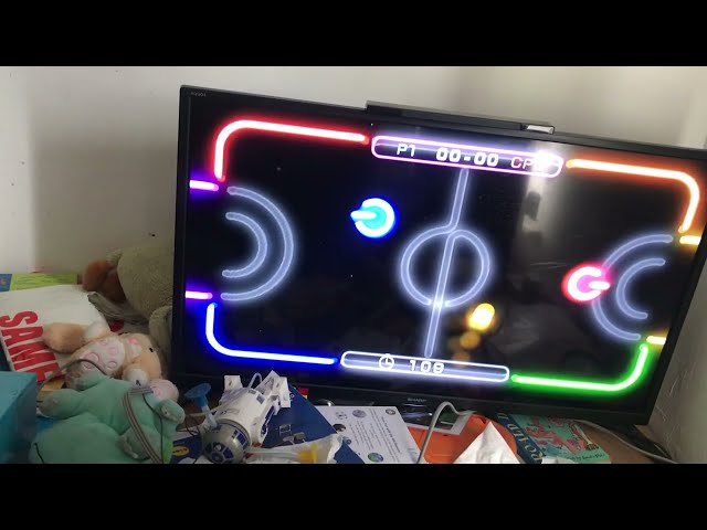 cool secret you can do playing laser hockey in wii play.