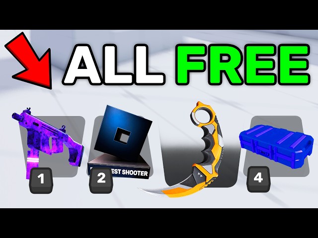 I Got EVERY CODE in the FREE AWARDS UPDATE! (Roblox Rivals)