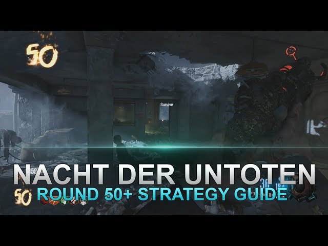 Black Ops 3 Nacht Der Untoten ROUND 50+ SOLO STRATEGY (Zombie Chronicles)