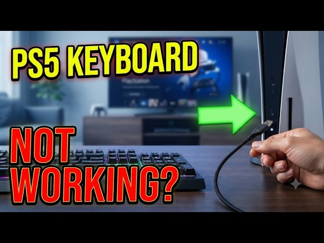 HOW TO FIX IF YOUR KEYBOARD IS NOT WORKING ON PS5