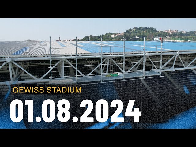Gewiss Stadium: verso il completamento dei lavori ⏳🏗