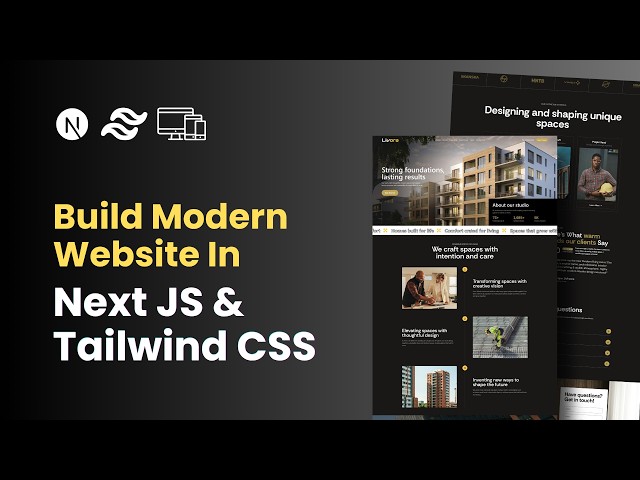 How do design stunning website in Next.JS and Tailwind CSS