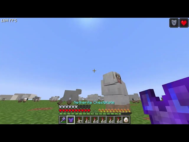 Minecraft Mace pvp Training