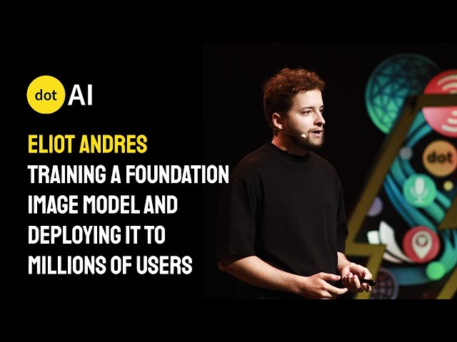 dotAI 2024 - Eliot Andres - Training a foundation image model and deploying it to millions of users