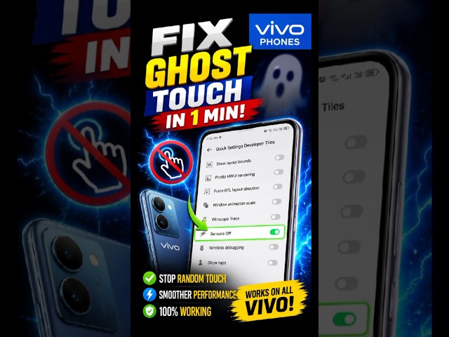 Vivo Ghost Touch Solution 2026 🔥 Stop Automatic Touch Problem Easily )