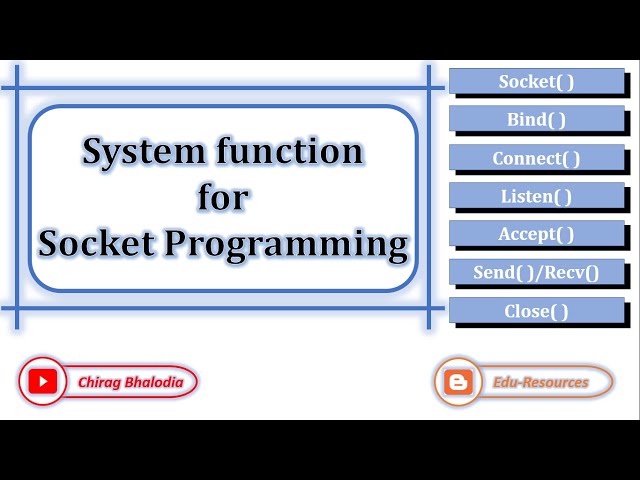 Socket Programming functions | TCP Socket Programing functions | UDP Socket Programing functions